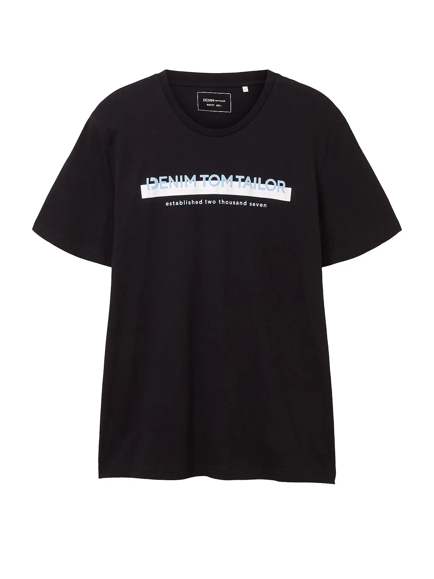 TOM TAILOR DENIM | T-Shirt | schwarz